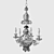 Tropical Oasis Chandelier 3D model small image 2