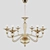 Danieli Amber SP6 Chandelier 3D model small image 1