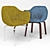 Elegant NAOS MisuraEmme Chair 3D model small image 1