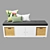 Stylish Storage Bench - Ikea Kallax 3D model small image 1