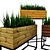 BlossomBox: 3 Stylish Plant Containers 3D model small image 2