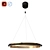 Glowing Halo LED Chandelier 3D model small image 1