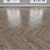 Oak Parquet: Herringbone, Linear & Chevron 3D model small image 2