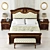 Luxurious Valderamobili Luigi XVI Bedroom Set 3D model small image 1