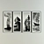Modern Collage Frames for Stylish Décor 3D model small image 1