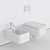 Next Wall-Hung Toilet & Bidet 3D model small image 3