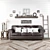 Elegant Sofa Set for Luxurious Sitting Room 3D model small image 1