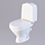 Elegant Sanita Lux Classic Toilet 3D model small image 1