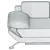 Elegant Polo-D Sofa: Transformable Design 3D model small image 3