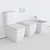 Scarabeo Next Collection: Ceramic Toilet & Bidet 3D model small image 3