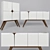 Modern Sideboard & Drawer Set 3D model small image 1