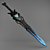 Ethereal Executioner Sword 3D model small image 1