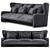 Sublime Balance Sofa - Visionnaire 3D model small image 1