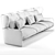 Sublime Balance Sofa - Visionnaire 3D model small image 3