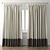 Elegant Window Curtains 3D model small image 1