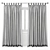 Elegant Window Curtains 3D model small image 2