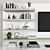 Modern TV Stand Set with Storage 3D model small image 3