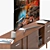 Westelm Century Media Console: Sleek Modern Design 3D model small image 2