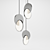 Eclipse Chandelier: Elegant Lighting Masterpiece 3D model small image 1