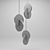 Eclipse Chandelier: Elegant Lighting Masterpiece 3D model small image 2