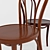 Vienna Style Dining Chair - Elegant & Classic Furniture 3D model small image 2