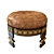 Cozy Knit Pouf: Stylish & Versatile Seating 3D model small image 1