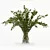 Artistic Vase with Branches 3D model small image 2