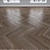 Oak Lava Parquet: Herringbone, Linear, Chevron 3D model small image 2