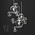 Giopato & Coombes BOLLE 14 Bubble: Clear/Silver 3D model small image 1