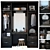  Stylish Wardrobe with Dressing Table 3D model small image 1