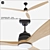 Faro Barcelona ALO Ceiling Fan - Elegant and Efficient 3D model small image 1
