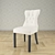 Modern Maison Rouge Dining Chair 3D model small image 2