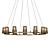 Elegant RH Pauillac Chandelier 3D model small image 1