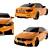 Ultimate Performance: BMW M4 M-Performance Orange 3D model small image 1