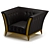 Luxury Diamante Chair: Italian Elegance 3D model small image 3