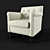 Elegant Armchair No. 16 3D model small image 3