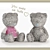 Me to You Teddy Bears - Boy and Girl 3D model small image 1