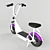 Modern Electric Scooter: High-performance, Compact Design 3D model small image 2