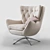 Title: WELLS Swivel Armchair - Comfort in Motion 3D model small image 1