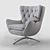 Title: WELLS Swivel Armchair - Comfort in Motion 3D model small image 2