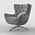 Title: WELLS Swivel Armchair - Comfort in Motion 3D model small image 3