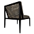 Luxurious Gilda Armchair: Elegant Design & Comfort 3D model small image 1