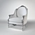 Elegant Italian Armchair by Meroni 3D model small image 2