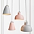 Sculptural Pendant Lamps by Wolke 3D model small image 1