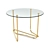 Gubi Mategot Table: Elegant Brass and Glass Design 3D model small image 2