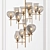Sleek Chair Chandeliers 3D model small image 1