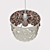 Butterfly Fabric Ceiling Light 3D model small image 1