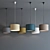 Metropolight Suspension Cylindre Set 3D model small image 2