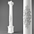 Elegant Column with Crown & Base 3D model small image 2