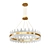 Elegant Crystal Pendant Light 3D model small image 1